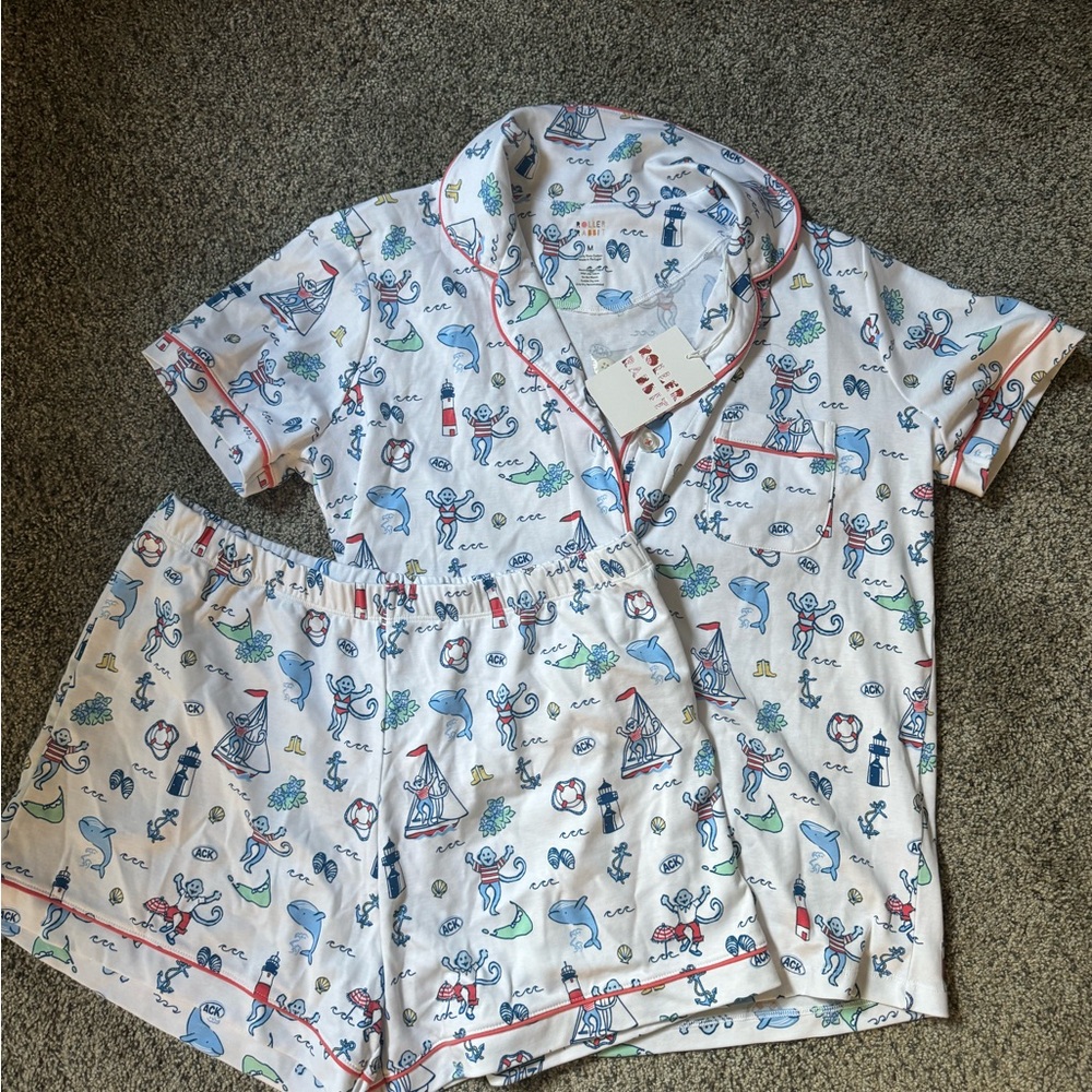 Roller Rabbit Nantucket Pajama Set